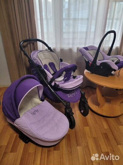 Коляска 3 в 1 Tutis Zippy New Лаванда