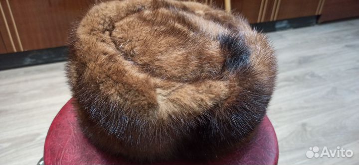 Шапка норковая женская