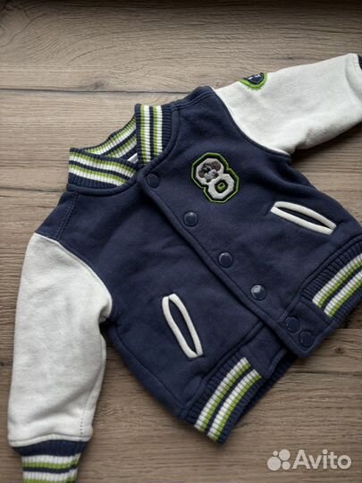 Куртка на весну / Бомбер на мальчика 62 0-3 месяца