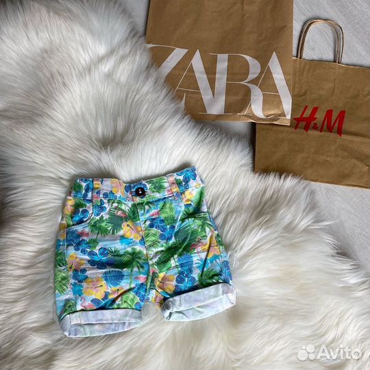 Шорты джинсовые на малыша 3-6м F&F