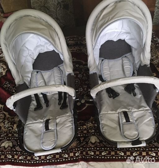 Коляска для двойни 2 в 1