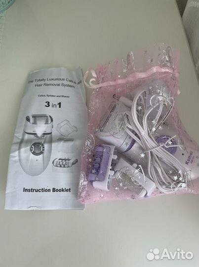 Эпилятор новый Kemei 3 в 1