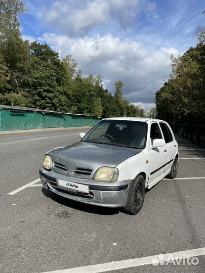 Nissan March 1.0 МТ, 1998, битый, 212 000 км