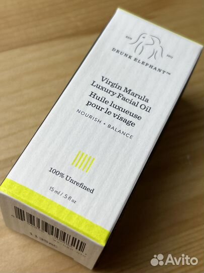 Натуральное масло для лица drunk elephant marula