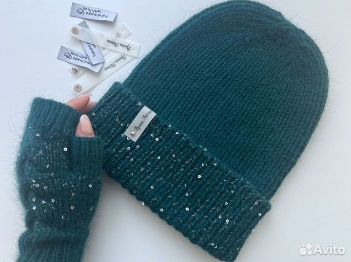 Вязанные головные уборы (повязки, шапки, косынки)