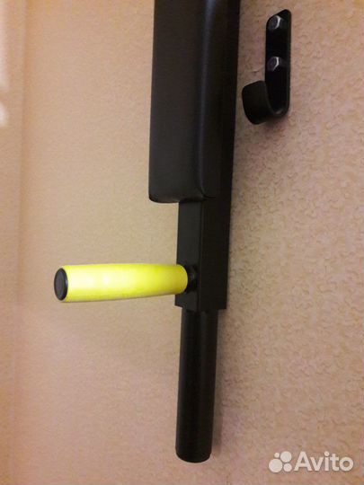 Турник брусья пресс 3в1 Профи чёрный перекидной