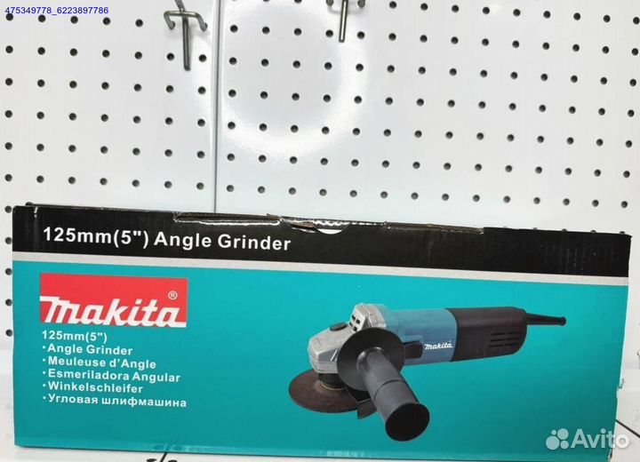 Ушм Болгарка Makita 125 с регулятором оборотов