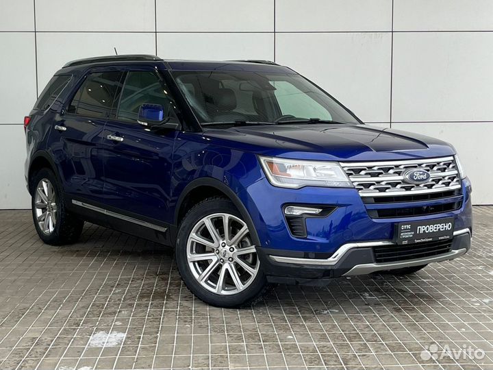 Ford Explorer 3.5 AT, 2018, 99 700 км