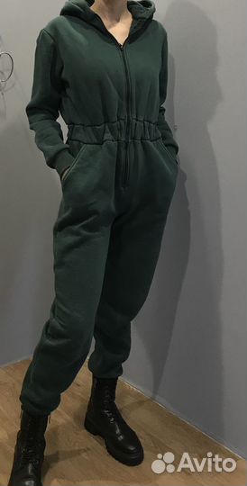 Флисовый комбинезон с начёсом