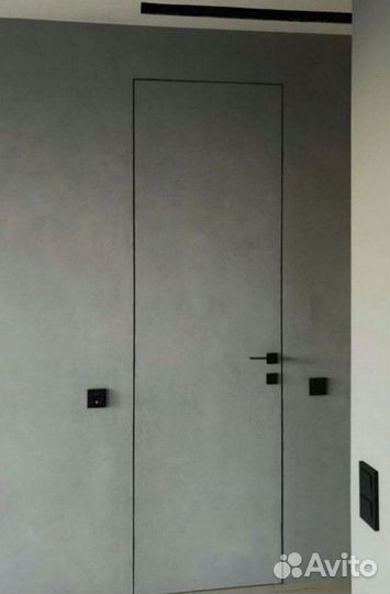 Скрытые межкомнатные двери под покраску