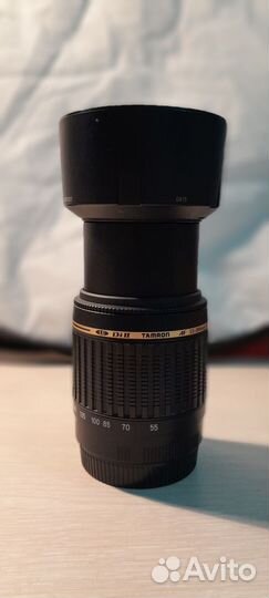 Объектив tamron 55-200 macro для canon