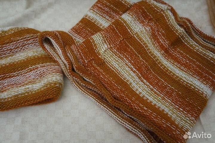 Комплект зимний шарф и снуд