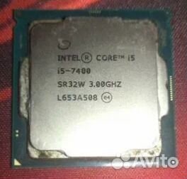 Материнская плата MSI B250 + процессор i5 7400