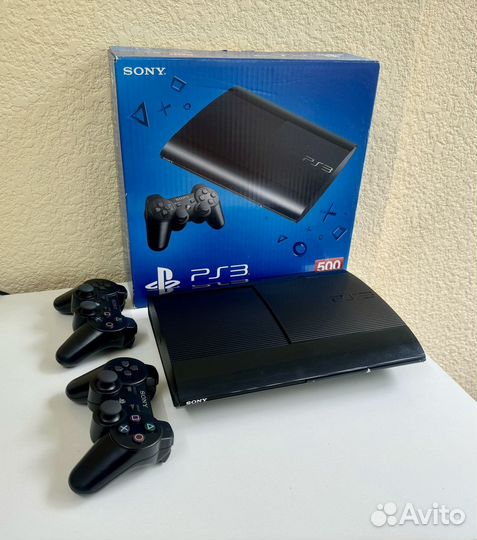 Sony PS3 super slim 500gb прошитая
