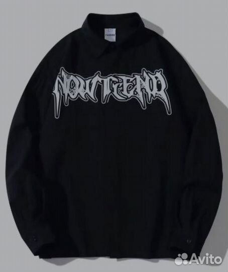 Рубашка чёрная fanbox