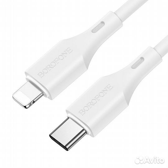 Кабель borofone BX-49 type-C-lightning 20W White