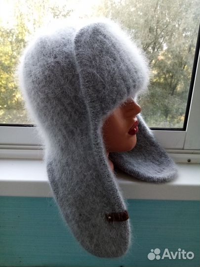 Шапка ушанка женская