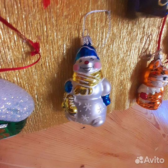 Елочные игрушки Стекло Фабрика Елочка