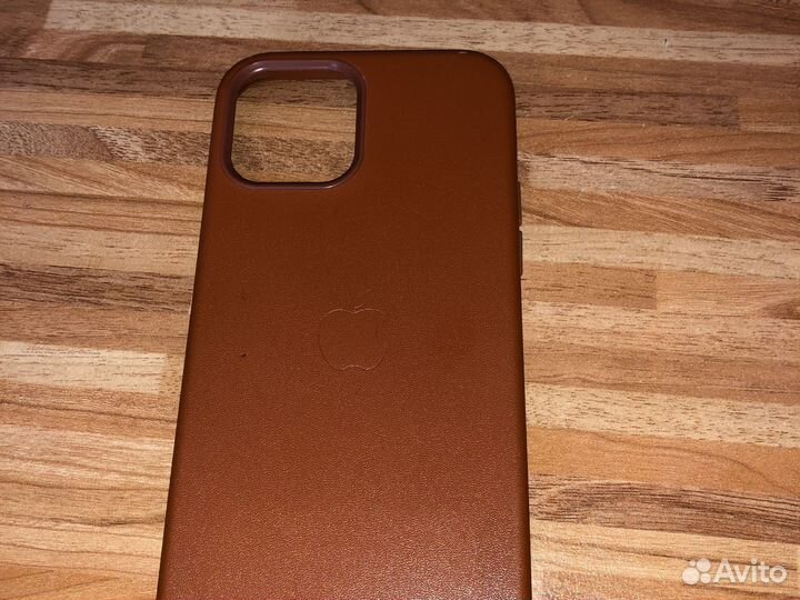 Чехол на iPhone 12 magsafe кожанный