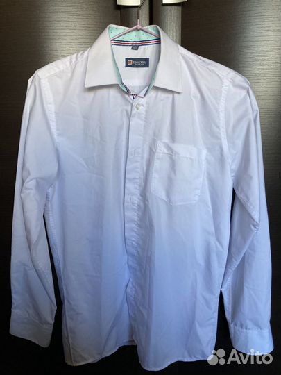 Рубашка белая для мальчика, р.34(146-52)