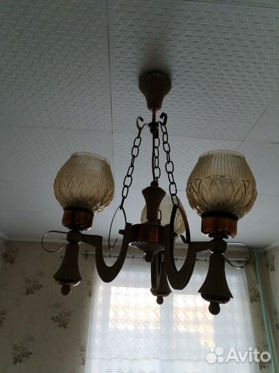 Люстра потолочная бу