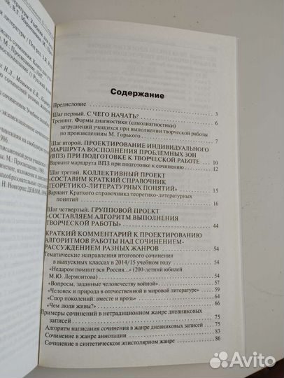 Учим писать сочинение 8-11 класс