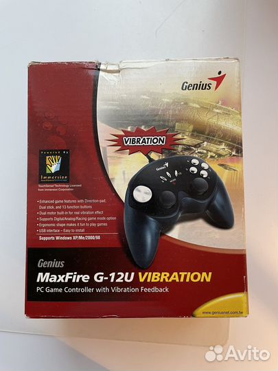Геймпад джостик genius maxfire g-12u