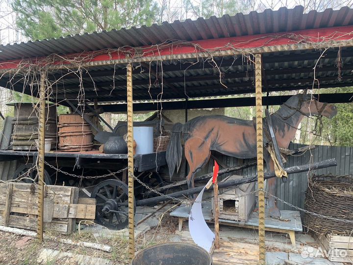 Телега для лошади