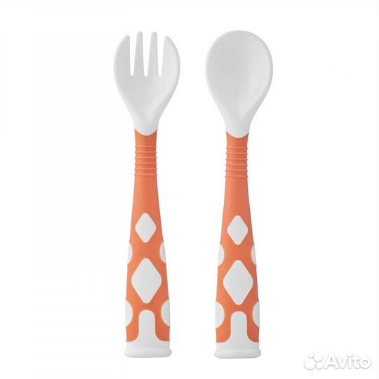 Столовых приборов roxy-kids гибкие ложка+вилка