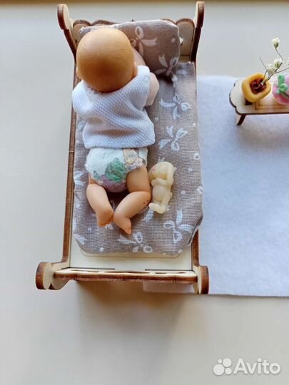 Кукла реборн мини