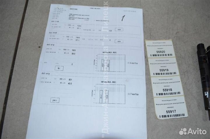 Форсунка дизельная 1.5 DCI euro 5 Megane 3 Duster