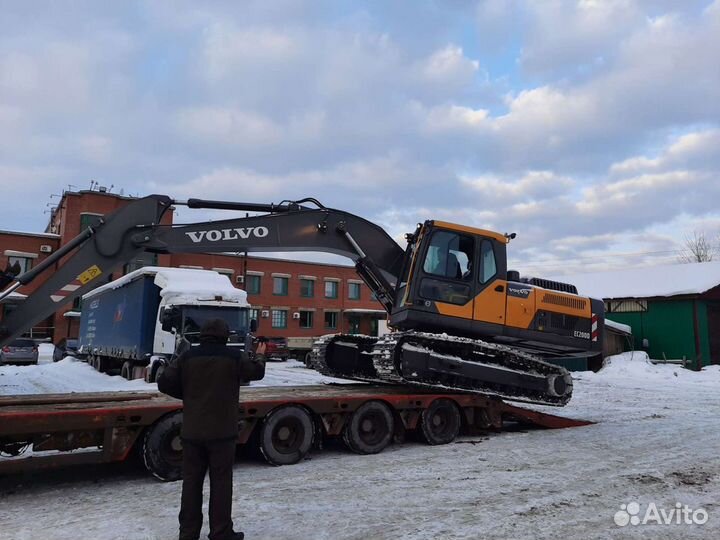 Аренда гусеничного экскаватора volvo