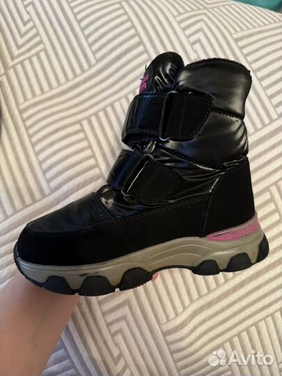 Зимние ботинки на девочку 29 размер