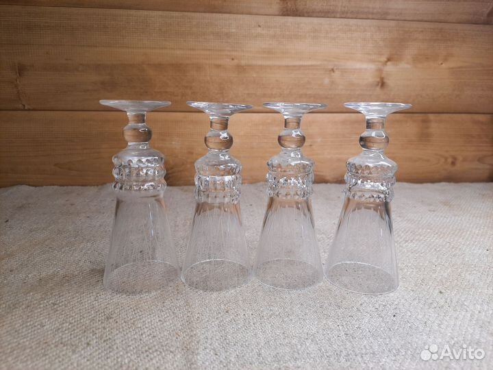 Хрустальные рюмки на ножке СССР