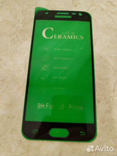 Керамическое стекло плёнка на самсунг j5 2017г