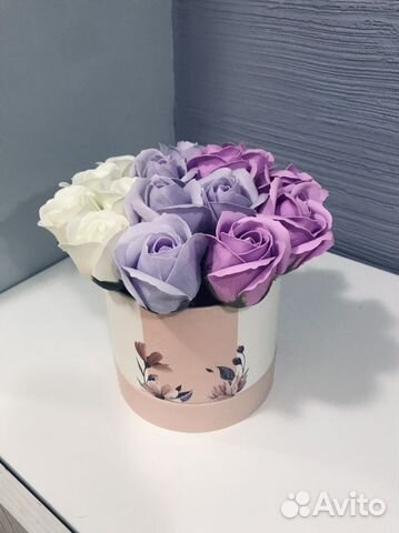 Букет из мыльных роз 15 шт