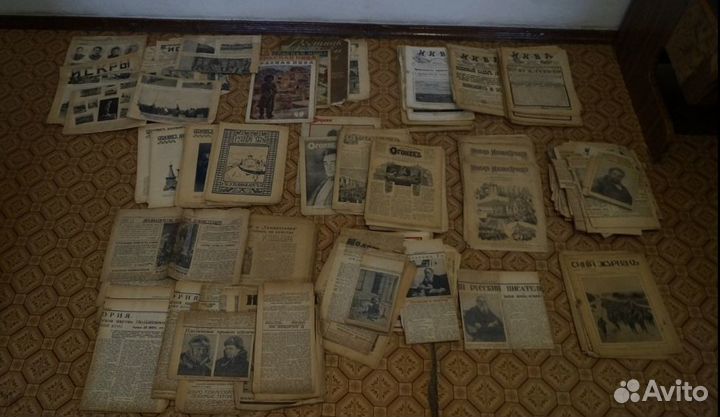 Лот более 200 шт. Газет и журналов до 1917 года и
