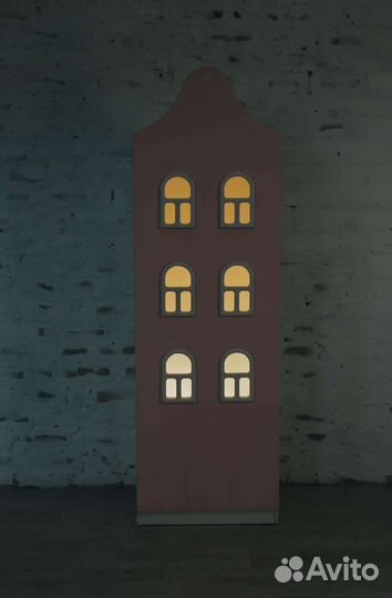 Шкаф Домик с окошками.Бесплатная доставка