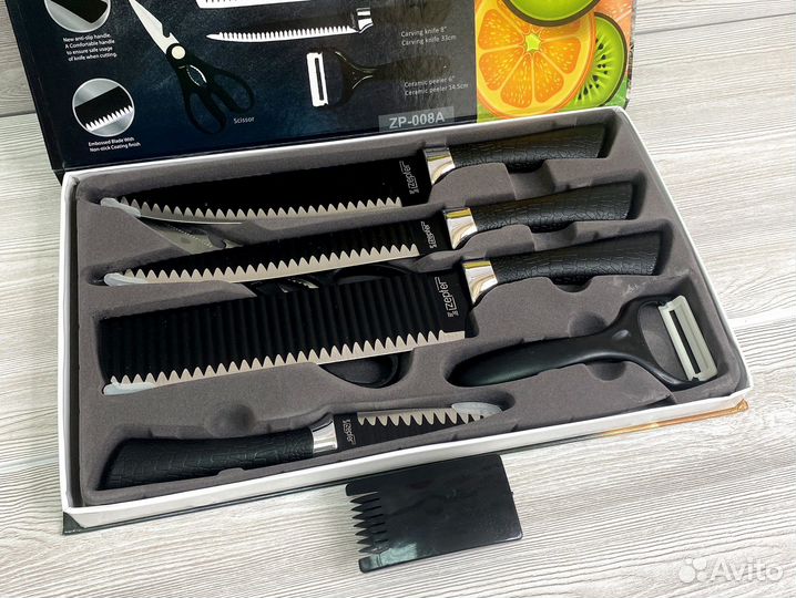 Набор ножей из 6 предметов ZP008