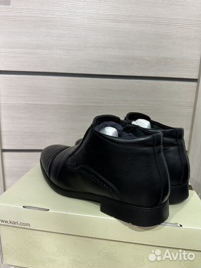 Мужские ботинки, классика утепленные