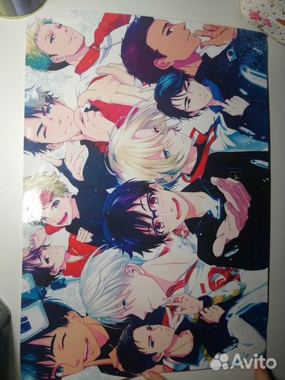 Аниме плакаты, значок, обложка на паспорт, наклейк