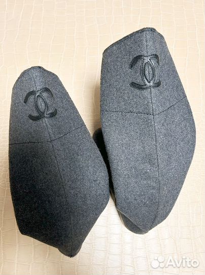 Сапоги женские Chanel войлок