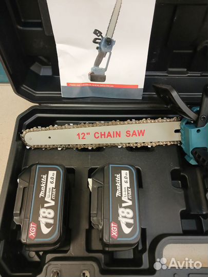 Аккумуляторная цепная пила makita 12 дюймов