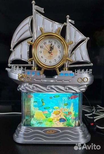 Часы-светильник настольные