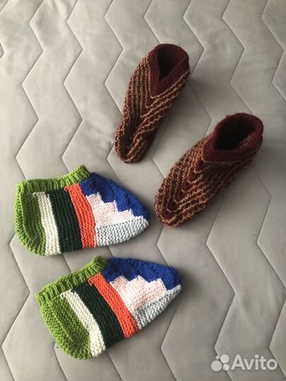 Следки вязаные