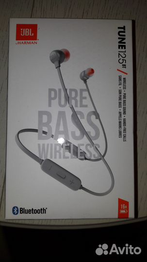 Беспроводные наушники с микрофоном JBL Tune 125BT