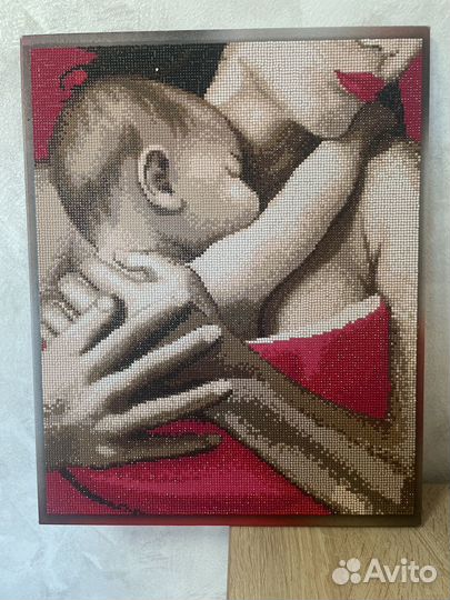 Картина готовая из алмазной мозайки