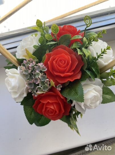 Букет тюльпанов из мыла