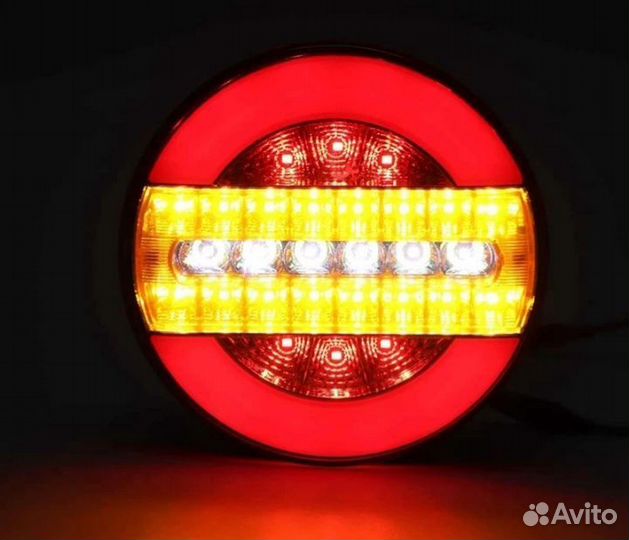 Фонари задние круглые LED 12/24V