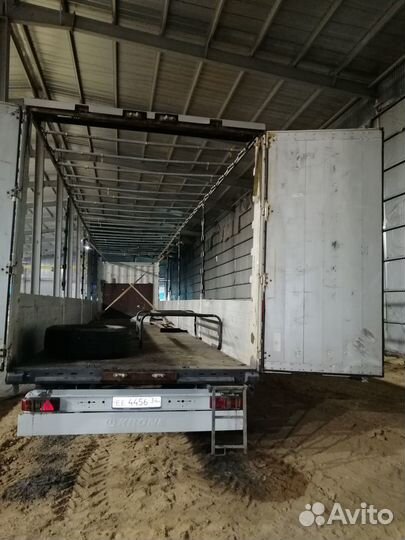 Продам каркас(штора) +ворота на прицеп krone